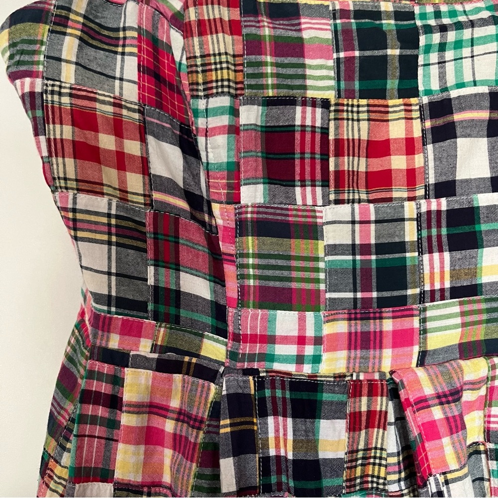 Tommy Hilfiger Plaid Strapless Dress Sz 6 - Picture 7 of 12